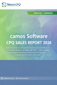 ChatGPT Image Apr 24, 2026 at 10_35_55 AM The cover page for the Sales with CPQ Report 2024, a comprehensive configure price quote software review from Novus CPQ.