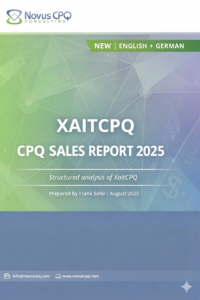Gemini_Generated_Image_ox8xp6ox8xp6ox8x The cover of the 2025 Sales with CPQ Report, featuring an in-depth and independent CPQ analysis prepared by Frank Sohn